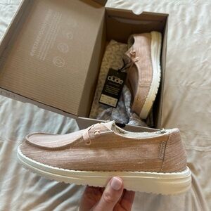 Hey Dude in Sparkly Light Pink